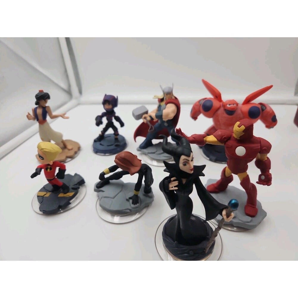 Disney Marvel Infinity Skylanders Black Widow Maleficent Dash Thor Iron Man